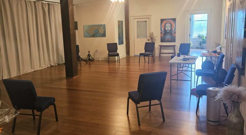 Classroom in yoga studio